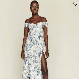 Reformation Bridgton Linen Dress NWT